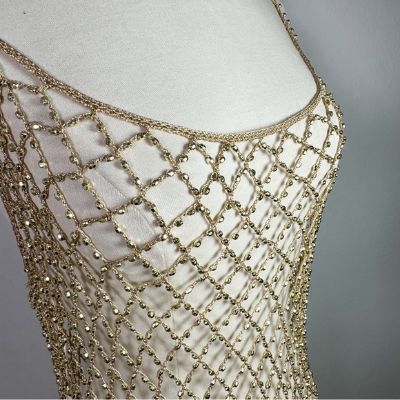 Free People Top it Off Tunic in Gold size M/L NWT - Picture 2 of 14